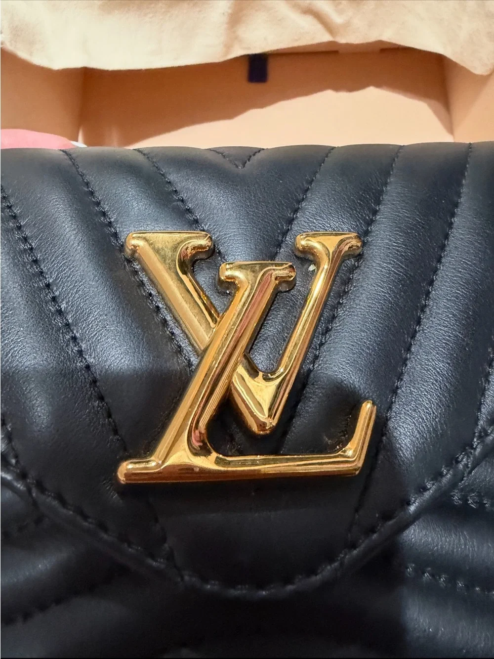 Louis Vuitton Black Calfskin New Wave Multi Pochette